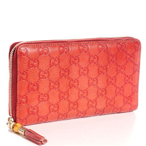 gucci pre-owned gucci guccissima wallet|Gucci zipper wallet.